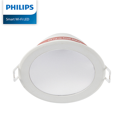 Philips 飛利浦 Wi-Fi WiZ 智慧照明 可調色溫嵌燈3入(PW003-3)